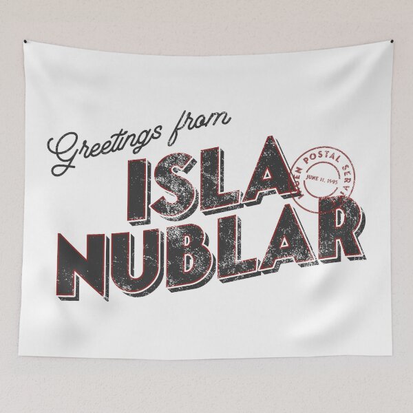 Item preview, Greetings from Isla Nublar designed and sold by Tom Hillmeyer.
