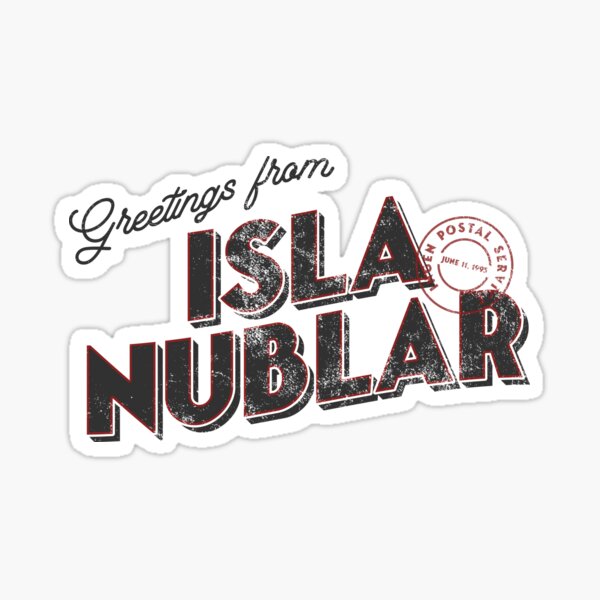 Item preview, Greetings from Isla Nublar designed and sold by Tom Hillmeyer.