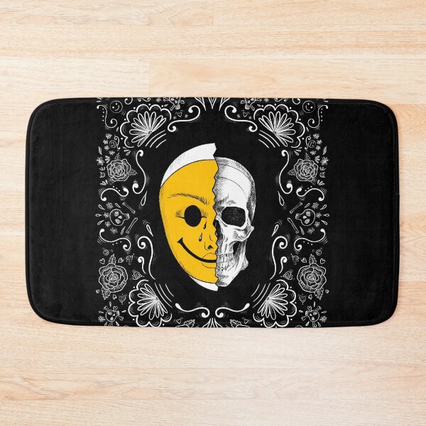 Item preview, Skull Emoji Day of the dead Hallowing T-shirt punk rock black  designed and sold by Tasia  Ka.