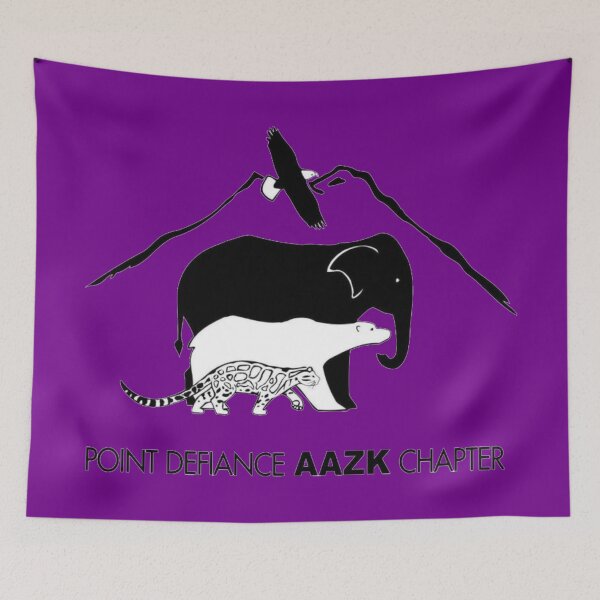 Item preview, Point Defiance AAZK Logo: Purple designed and sold by PtDefianceAAZK.
