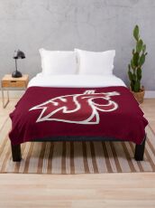 The Washington State Cougars Throw Blanket