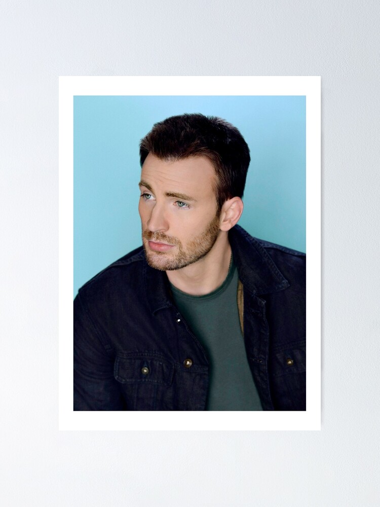 Chris Evans Poster By Justforya Redbubble