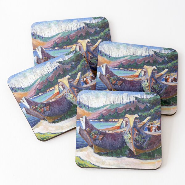 Artikelvorschau, Emily Carr - War Canoes, Alert Bay entworfen und verkauft von ArtExpression.
