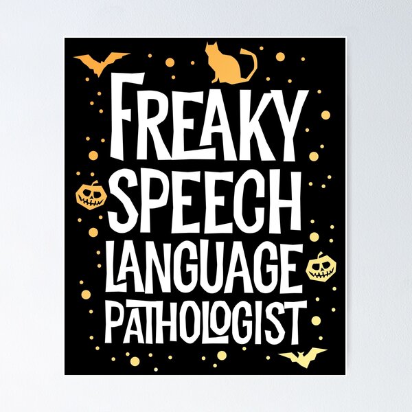 Item preview, Freaky Speech Language Pathologist T-Shirt Halloween SLP designed and sold by 14thFloor.