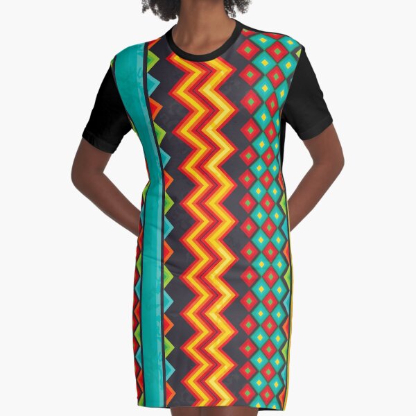 Mexican Mood Graphic T-Shirt Dress