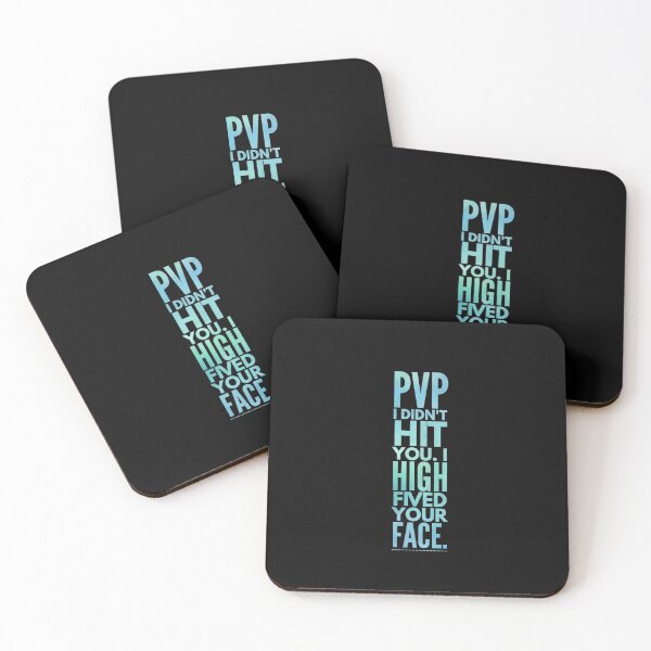 Item preview, WHEE PVP - I didn't hit you, I high-fived your face! 80s Logo blue designed and sold by CloudDance.