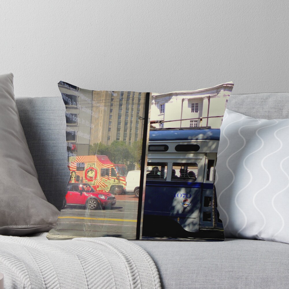 Item preview, Throw Pillow designed and sold by oneofacard.