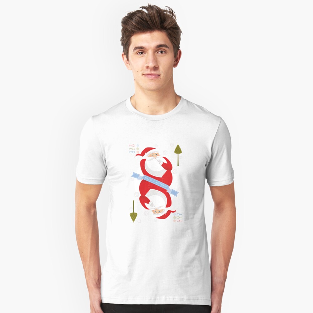 Santa. Ho-Ho-Ho! Slim Fit T-Shirt
