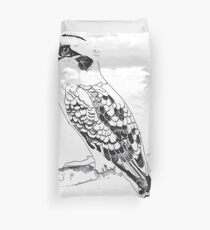 Kookaburra Black and White Duvet Cover