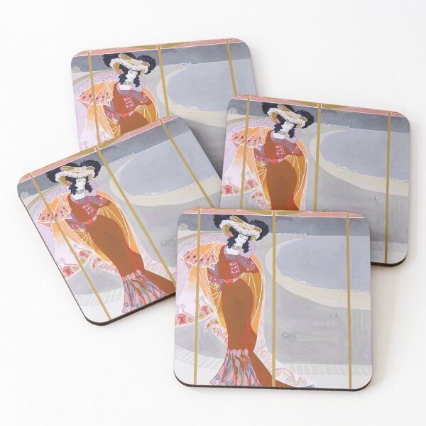 Item preview, Élégante sur la plage by Georges de Feure designed and sold by ArtExpression.