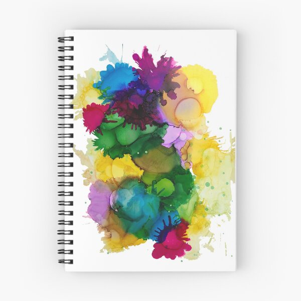 Item preview, Bright colours alcohol ink art "Celebration". designed and sold by Sandra Vincent.