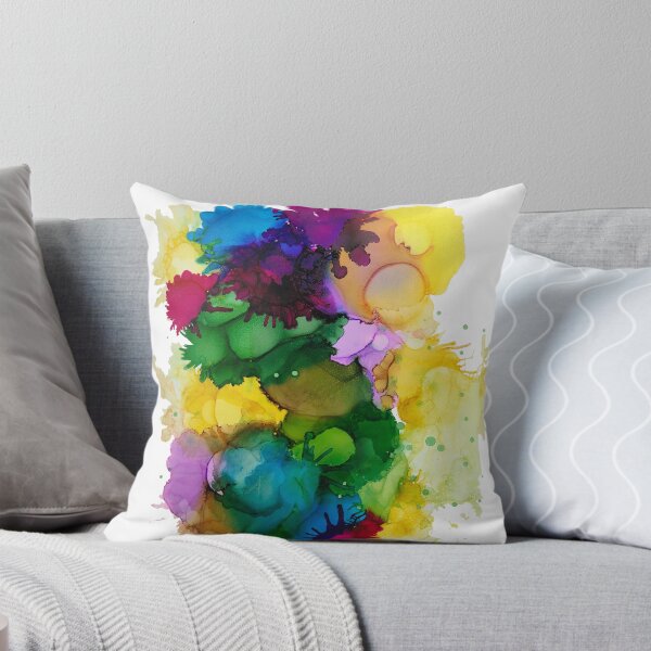 Item preview, Bright colours alcohol ink art "Celebration". designed and sold by Sandra Vincent.