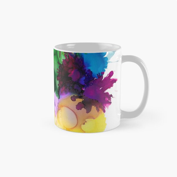 Item preview, Bright colours alcohol ink art "Celebration". designed and sold by Sandra Vincent.