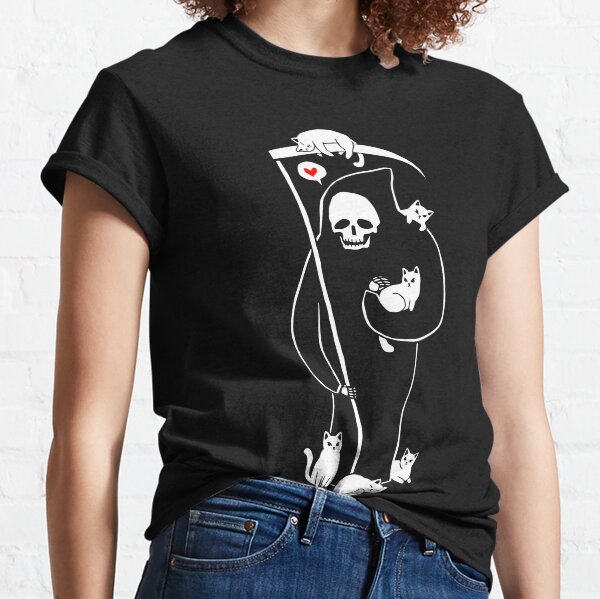 Death is a Cat Person Classic T-Shirt