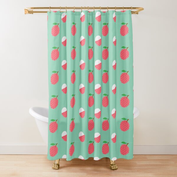 Pretty pink lychees Shower Curtain