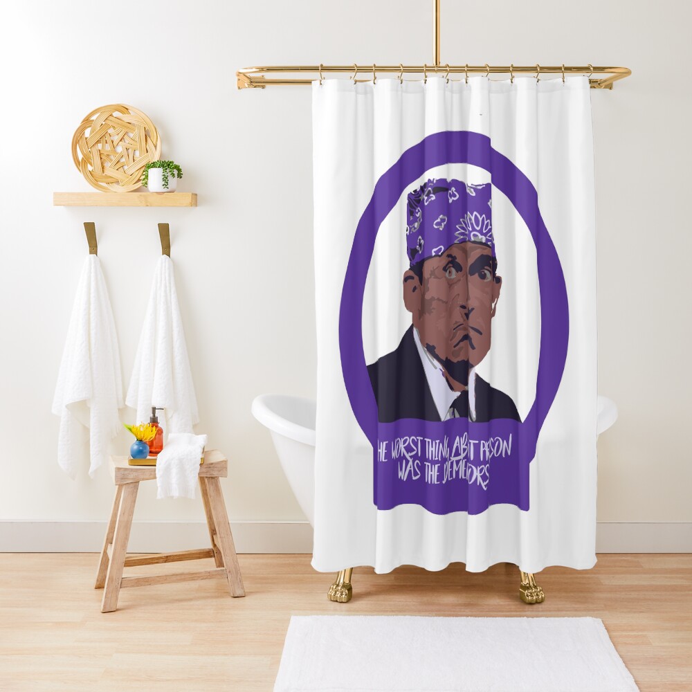 "Michael Scott Prison Mike Badge The Worst Thing About Prison " Shower