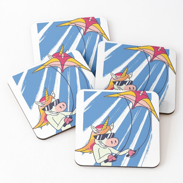 Item preview, Unicorn with stunt kite - gift idea designed and sold by Bachdesign.