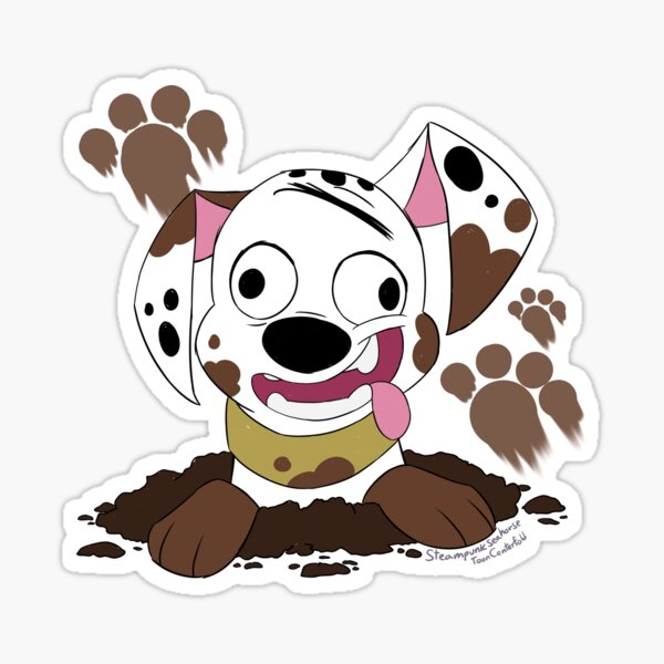 Rolly 101 Dalmatians Sticker Waterproof Vinyl Decal -  Portugal