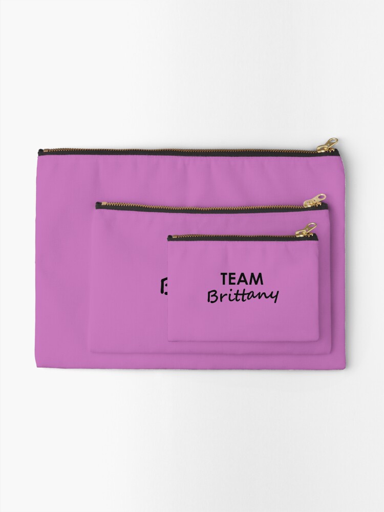 Alternate view of Team Brittany - Stationery Zipper Pouch