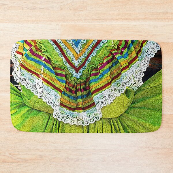 Item preview, Folklorico Dance Dress (Lime Green) designed and sold by William E Lopez.