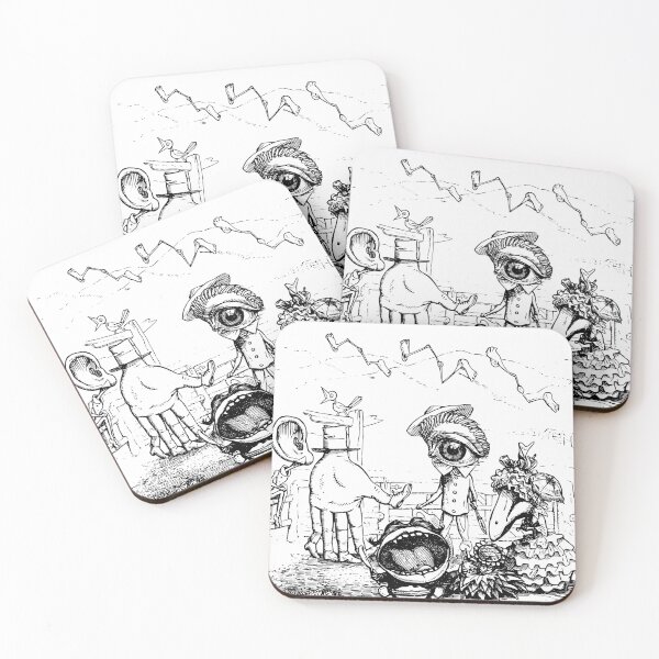 Item preview, 'Adventures in Skitzland' - surreal vintage children's book illustration designed and sold by papa-pedro.