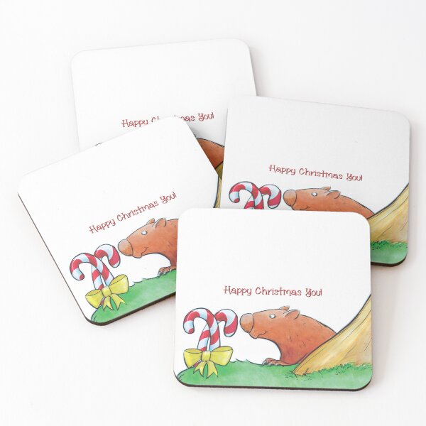 Item preview, Wombat Finds Candy Cane designed and sold by ArtbyNETTY.