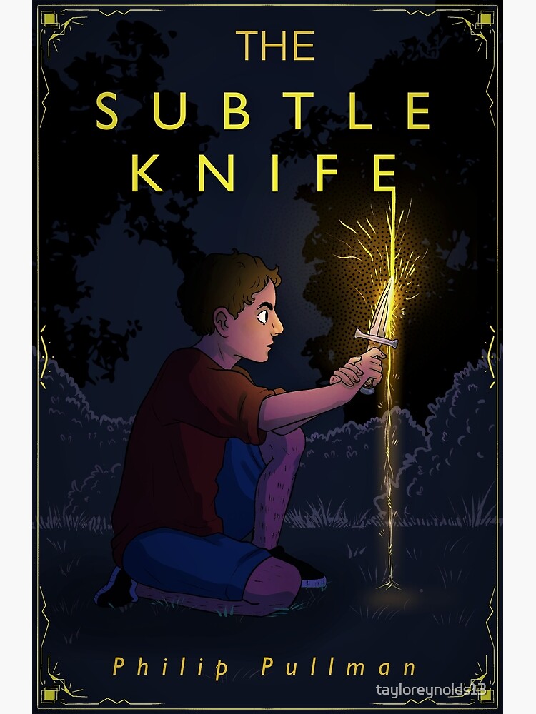 "The Subtle Knife Book Cover" Art Print for Sale by tayloreynolds13