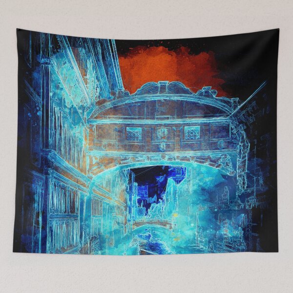 Item preview, Venezia Ponte di Sospiri  - SKETCH - ART designed and sold by Art-Frankenberg.