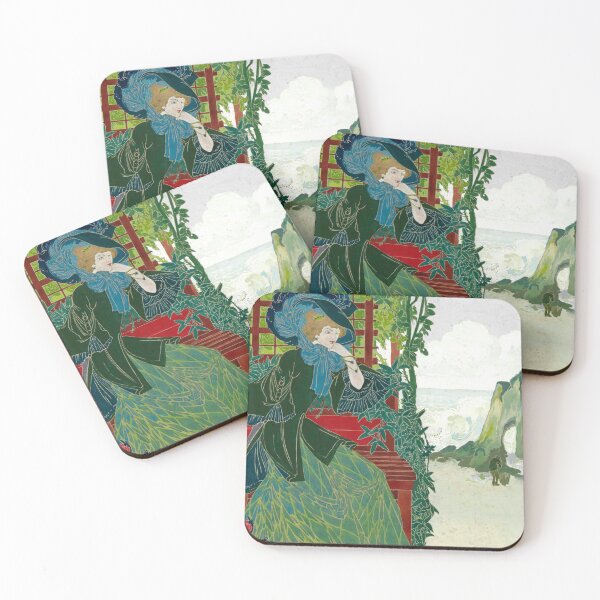 Item preview, L'élégante à l'Aiguille Creuse by Georges de Feure  designed and sold by ArtExpression.