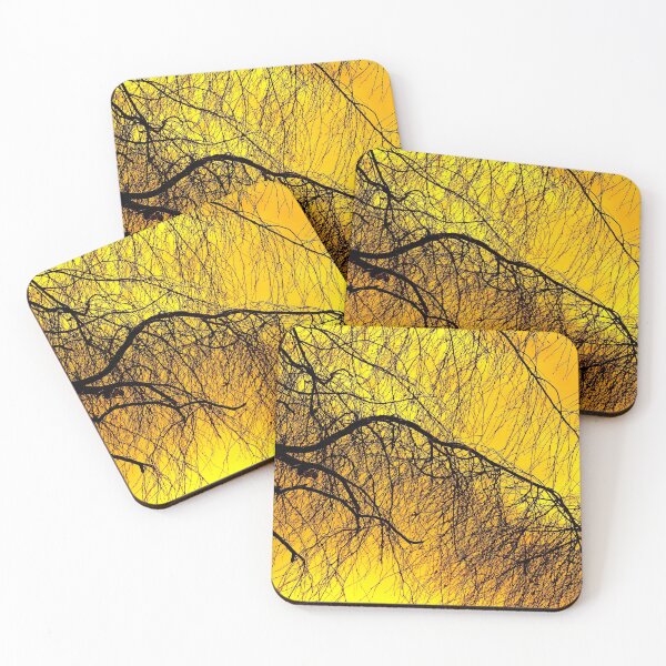 Item preview, Yellow Willow Tree Sunset designed and sold by FOLK ART FUSION by heidiannemorris.