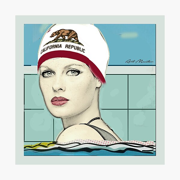 Item preview, Bear Flag Bather designed and sold by imarilynmonroe.