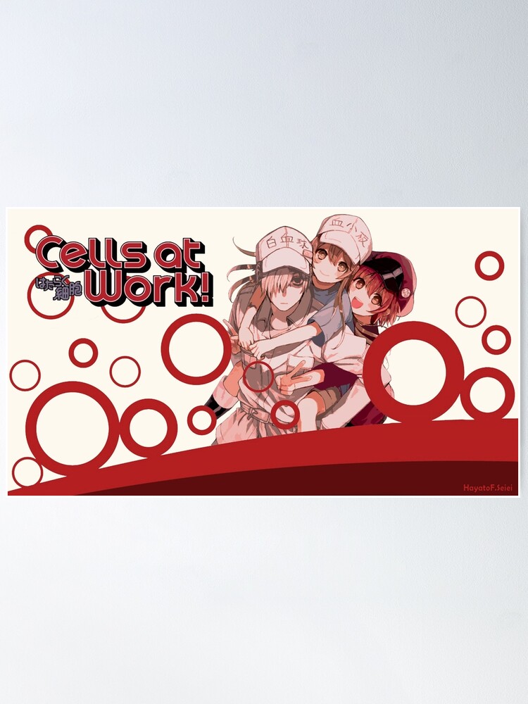 Hataraku Saibou 3 Poster for Sale by SidiqBakul