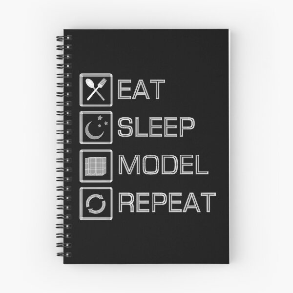 Item preview, Eat Sleep Model Repeat designed and sold by CCCDesign.