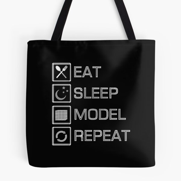Item preview, Eat Sleep Model Repeat designed and sold by CCCDesign.