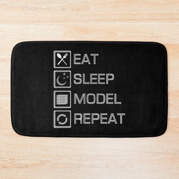 Item preview, Eat Sleep Model Repeat designed and sold by CCCDesign.