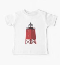 Charlevoix Michigan South Pier Lighthouse Baby Tee