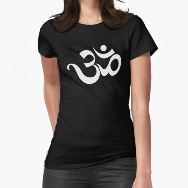 Om Symbol Fitted T-Shirt