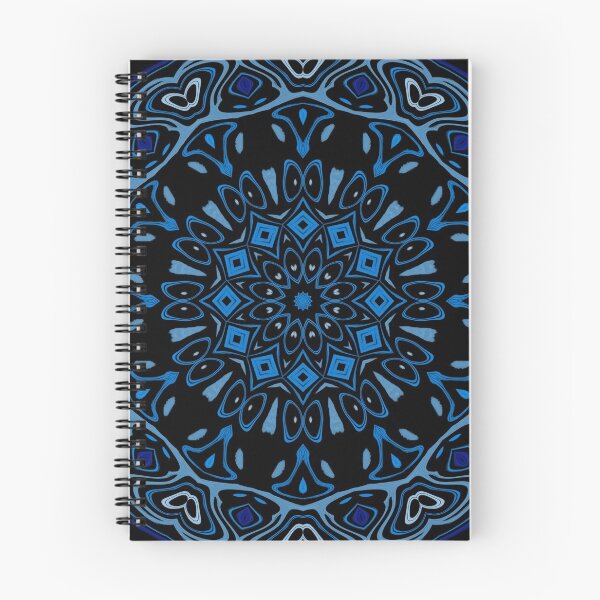 Item preview, Mandala Blue Camaïeu, patrón 7, de Bennydoscope designed and sold by Bennydoscope.