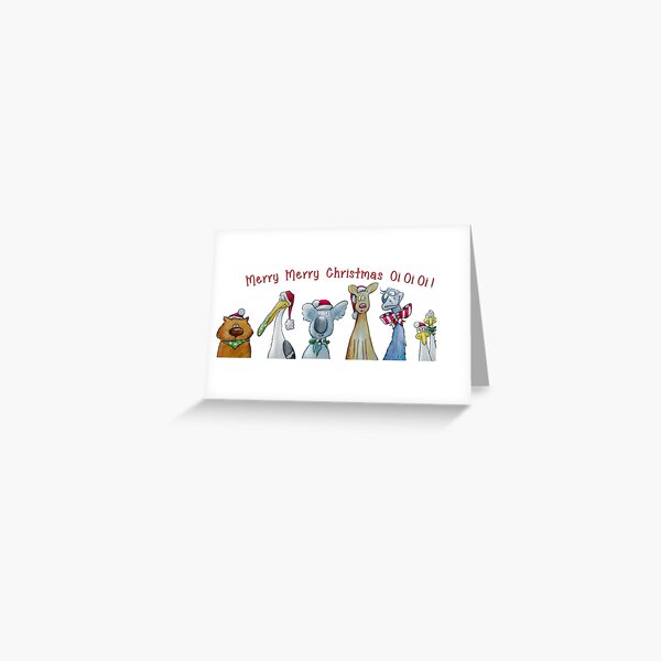 Item preview, Aussie Bush Christmas Friends designed and sold by ArtbyNETTY.