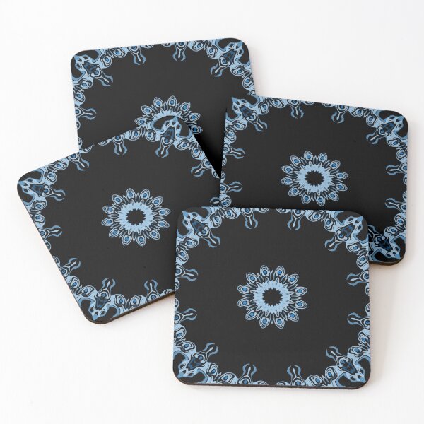 Item preview, Mandala Blue Camaïeu, pattern 9, by Bennydoscope designed and sold by Bennydoscope.