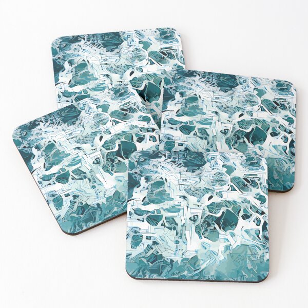 Item preview, Digital Waves Crashing Ocean Sprayf designed and sold by wilhelmgott.