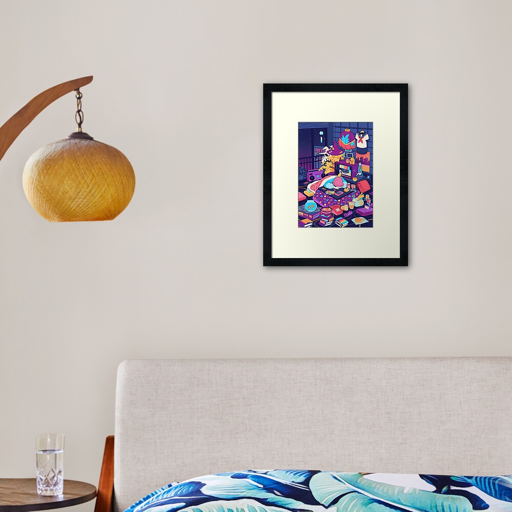 Item preview, Framed Art Print designed and sold by damare.