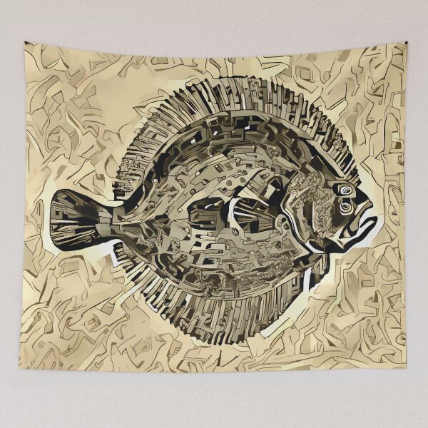 Item preview, Flounder - Digital 34 designed and sold by wilhelmgott.