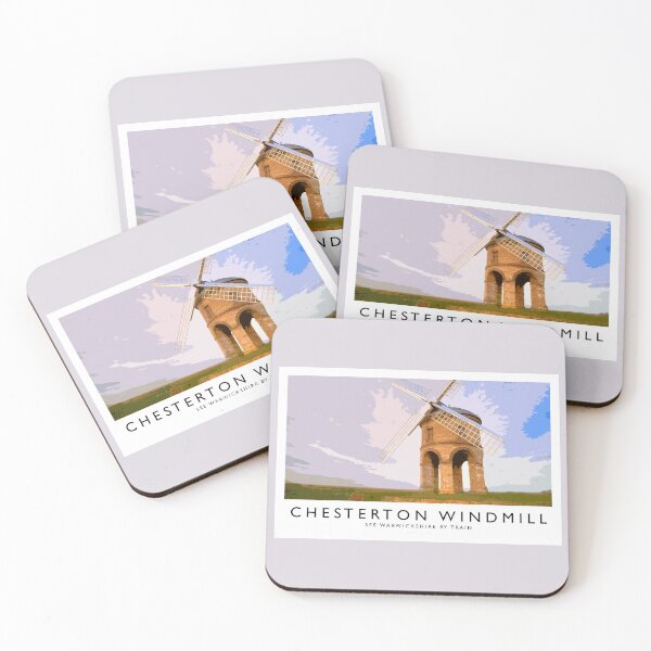 Item preview, Chesterton Windmill (Railway Poster) designed and sold by andrewroland.