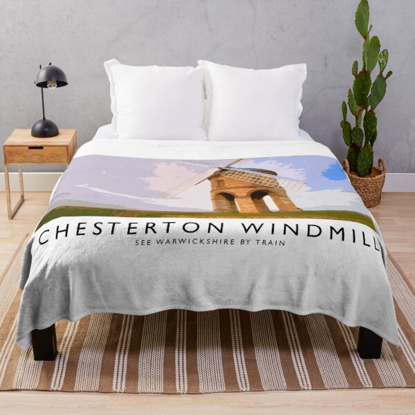 Item preview, Chesterton Windmill (Railway Poster) designed and sold by andrewroland.