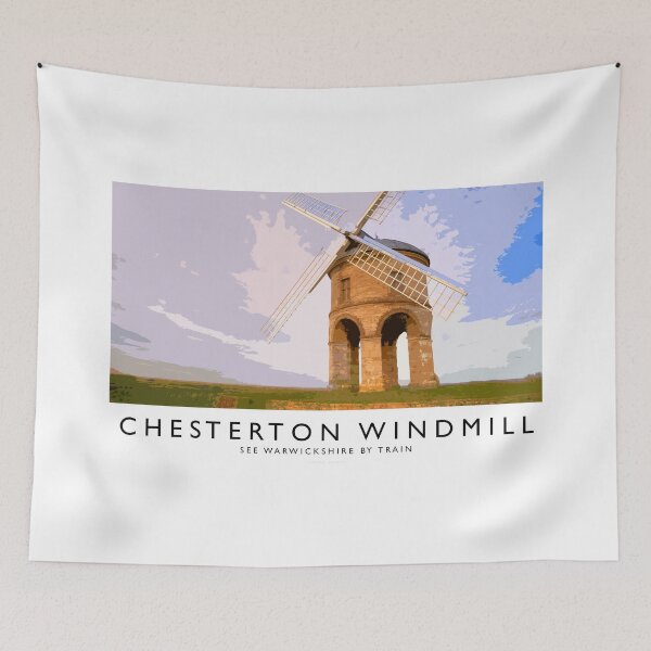 Item preview, Chesterton Windmill (Railway Poster) designed and sold by andrewroland.