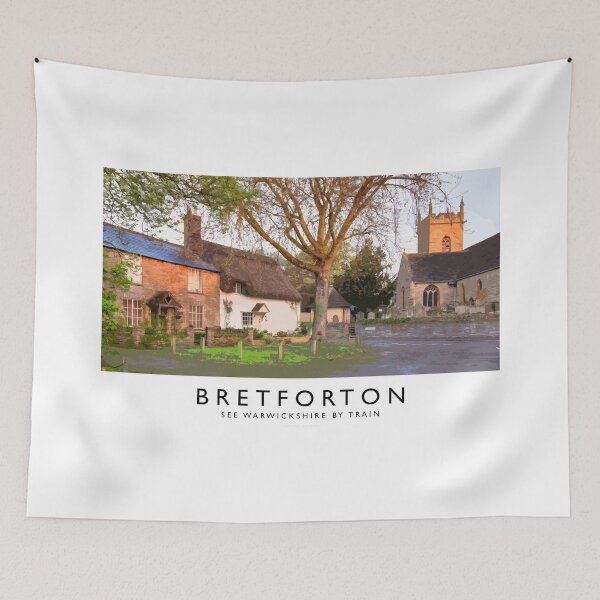 Item preview, Bretforton (Railway Poster) designed and sold by andrewroland.