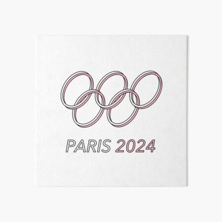 Paris 2024 Art Board Print