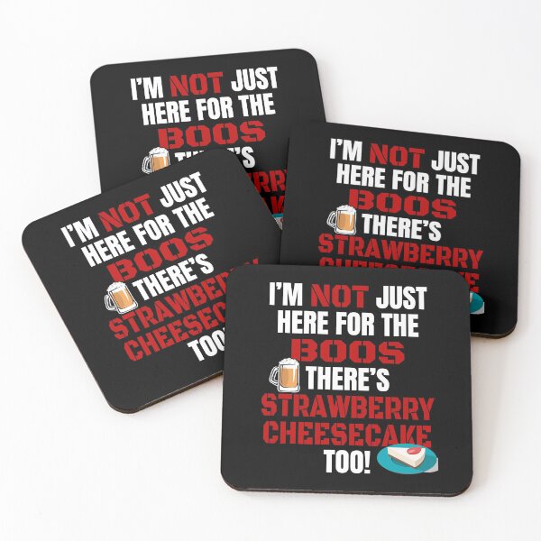 Item preview, I'M NOT JUST HERE FOR THE BOOS THERE'S STRAWBERRY CHEESECAKE TOO #3 with Strawberry Cheesecake Graphics designed and sold by GabiBlaze.