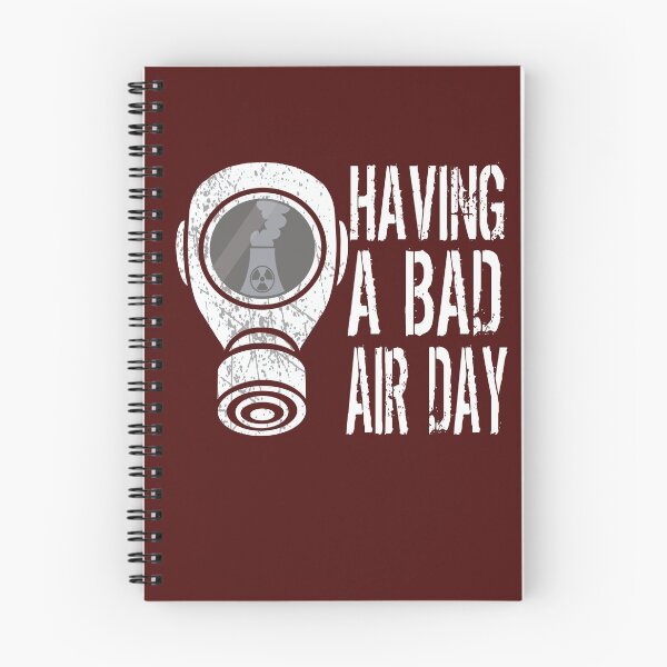 Item preview, HAVING A BAD AIR DAY- Gas Mask Future  designed and sold by Merch-Tees.